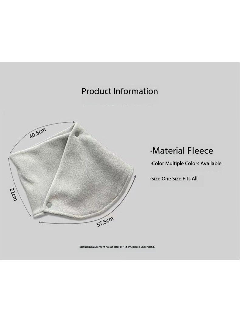 ساكن وشاح عنق دافئ مبطن بالفليس السميك للرجال والنساء، شتائي، واقٍ من الرياح ومتعدد الاستخدامات لركوب الدراجة - Image 4