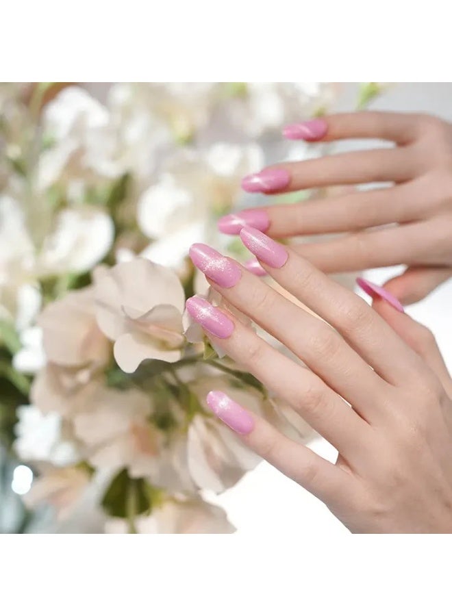 Semi-Cured Gel Nail Wraps – Salon Quality Manicure – 20 Strips + File + Wooden Stick – Easy Apply & Remove - Image 1
