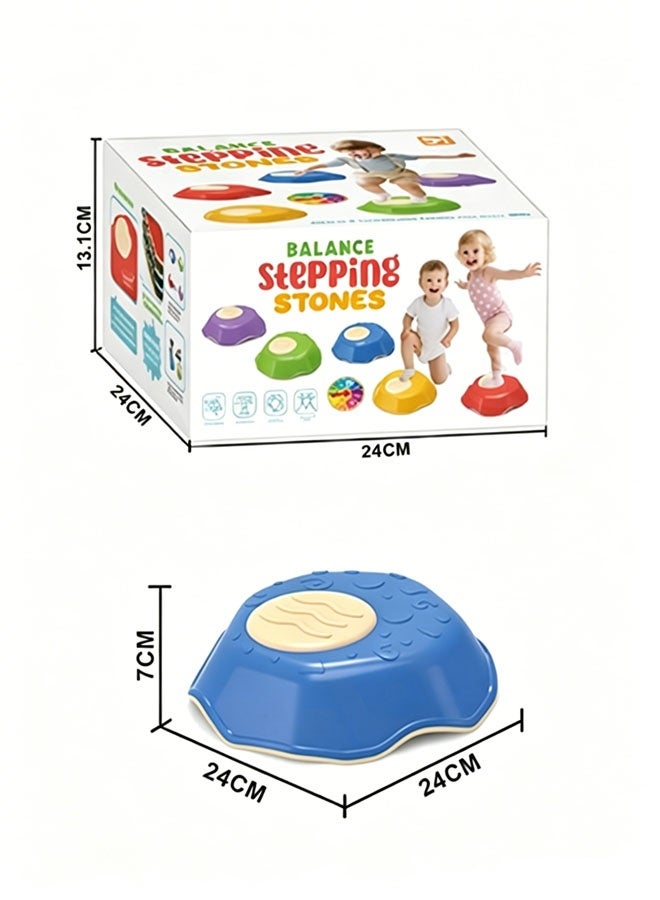 Lasola Outdoor Toys Set,Stepping Stones for Kids,Outdoor Obstacle Course Game Toys,Jumping Toys,Sensory Toys,Coordination, Gross Motor Skills, Outdoor Obstacle Course Game Toys for Toddler Kids Children,Indoor Outdoor Toys for Toddler Kids Ages 3-12 - Image 2
