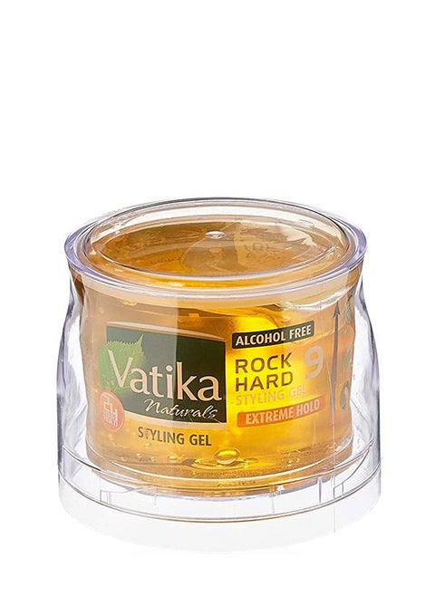 Vatika Naturals Extreme Hold, Rock Hard Styling Gel | Intense Nourishment, High Shine | No Chemical - 250 ml (Pack of 2)