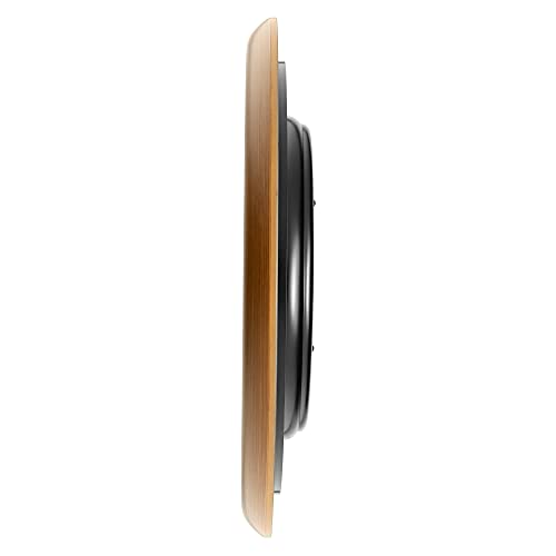 Titan Contemporary Brown Analog Wall Clock with Silent Sweep Technology - 42 Cm X 42 Cm (Large),Plastic - Image 4