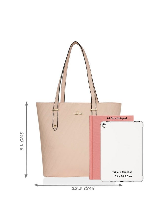Lavie Lavie Yalta Women's Handbag (Pink) YALTA LG VT TOTE  - Image 4