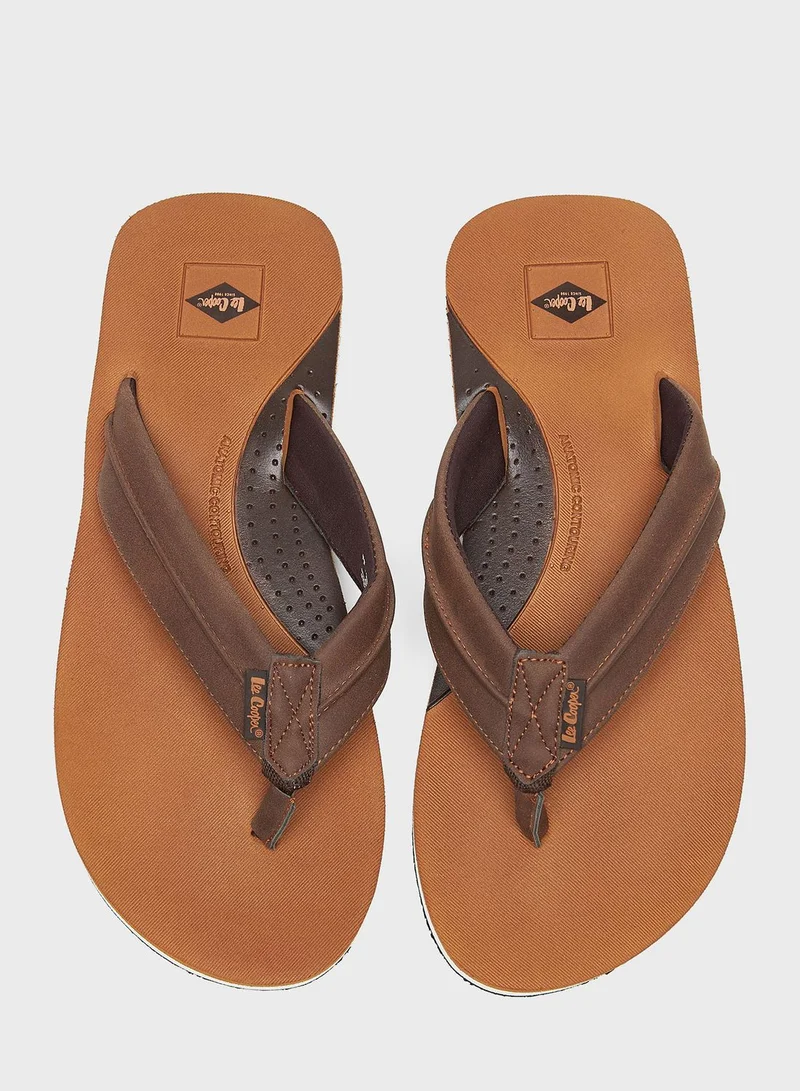 Lee Cooper Logo Flip Flops