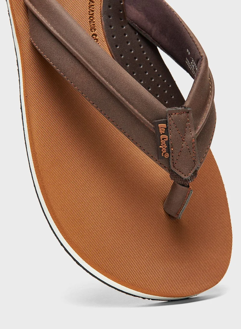 Lee Cooper Logo Flip Flops