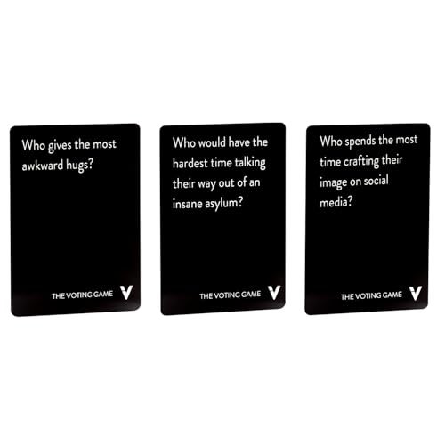 The Voting Game - The Hilarious Adult Party Card Game About Finding Out Who Your Friends are for White Elephant Parties, Stocking Stuffers + Board Games Night with Friends - Image 5