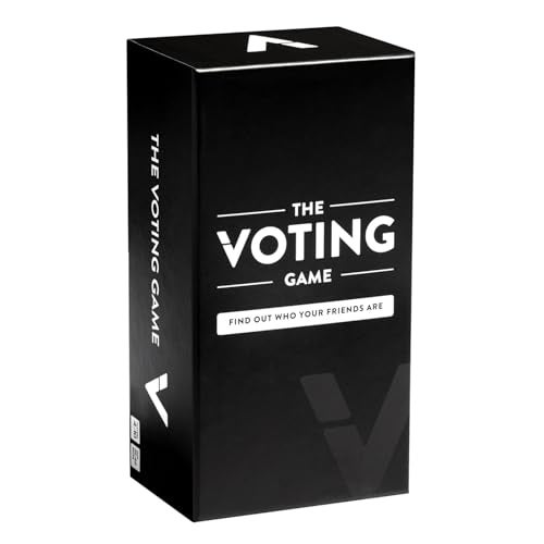 The Voting Game - The Hilarious Adult Party Card Game About Finding Out Who Your Friends are for White Elephant Parties, Stocking Stuffers + Board Games Night with Friends - Image 1