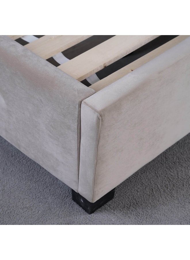 Pan Home Hercolina Base Velvet Beige 180X200 cm  - Image 3