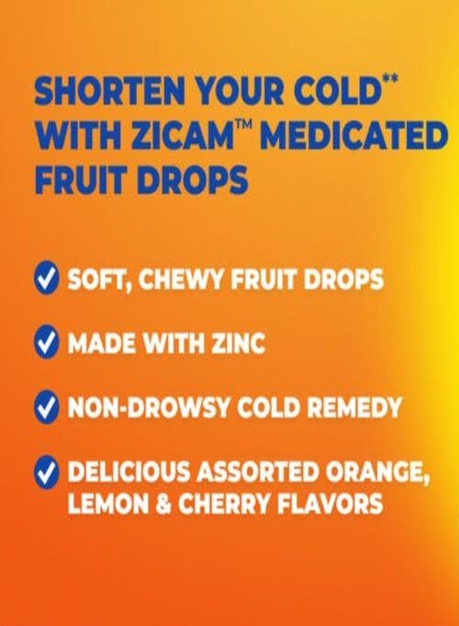 Zicam Cold Remedy Medicated Fruit Drops, Elderberry Flavor, Zinc Cold Shortening Medicine, Chewy Drops, 50 Count (2 Packs of 25) - Image 5