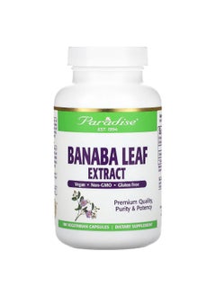 Paradise Herbs Paradise Herbs, Banaba Leaf Extract, 250 mg, 180 Vegetarian Capsules  - Image 1
