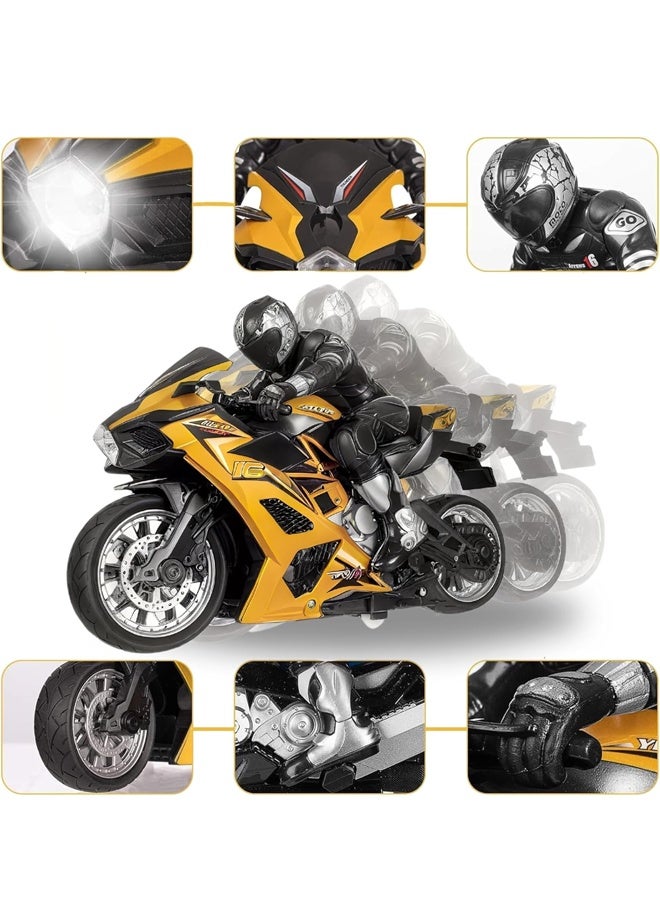 جودي بلاي ألعاب أولاد	دراجة نارية تعمل بالتحكم عن بعد، دراجة نارية بتردد 2.4 جيجاهرتز للأطفال من سن 4 و5 و6 و7 و8 سنوات فما فوق - Image 3