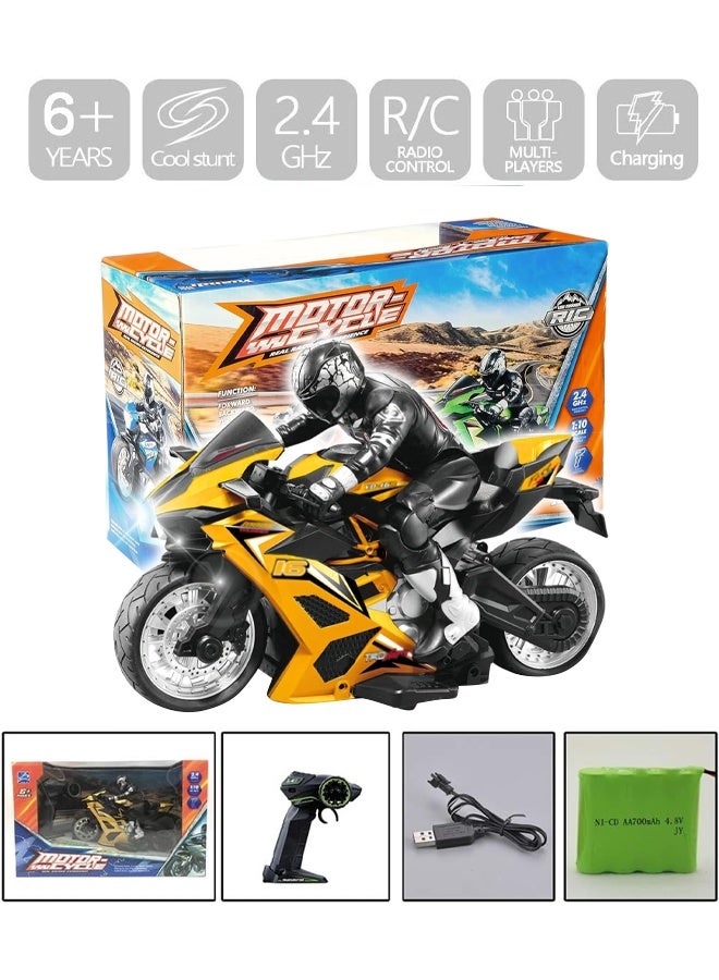 جودي بلاي ألعاب أولاد	دراجة نارية تعمل بالتحكم عن بعد، دراجة نارية بتردد 2.4 جيجاهرتز للأطفال من سن 4 و5 و6 و7 و8 سنوات فما فوق - Image 5