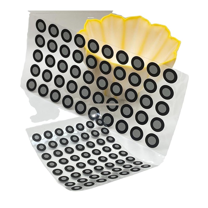High Precision Capture Removable 3D Scanner Positioning Reflective Targets Dots Makers Points Stickers Automotive Industry Accurate Tracking Dots(Inner 1.5 Outer 3) - Image 1