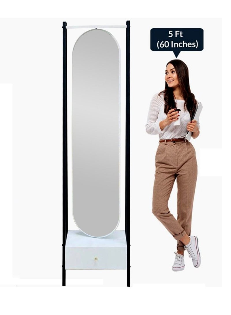 Living Floor Full Length Mirror With Holder 175X40X45Cm - Image 3