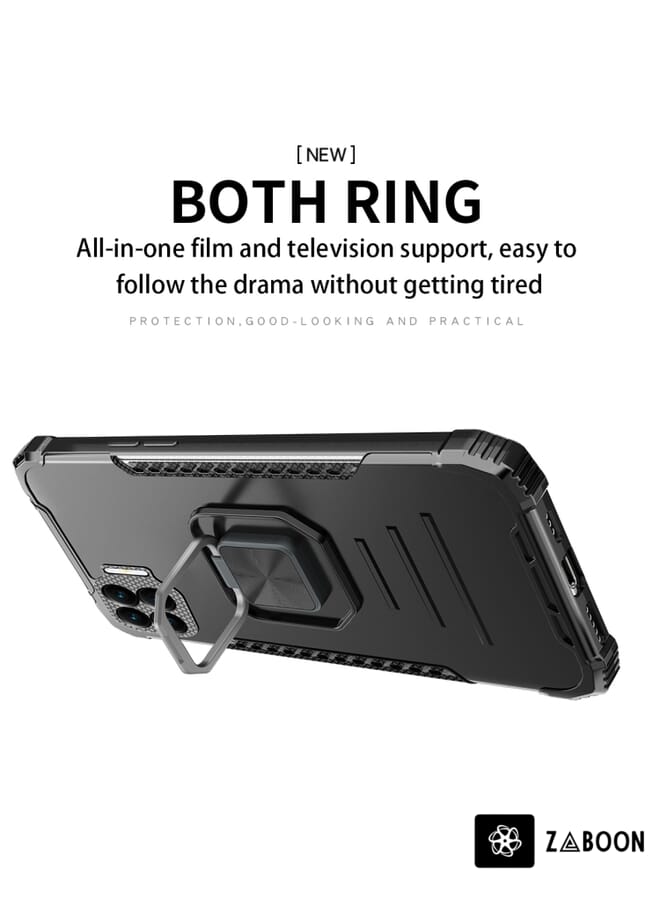 Zaboon Protective Case Cover For OPPO Realme C17 / Realme 7i Fierce Warrior Series Armor Aluminum Alloy + TPU  with Ring Holder - Image 4