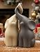 Meonum Loving Elephant Couple Silicone Molds 3D Animal Resin Mold for Candle Making Soap and Home 11cm Elephant Figurine Mold for Epoxy Resin Perfect Valentines Galentines Day Gifts - Image 2