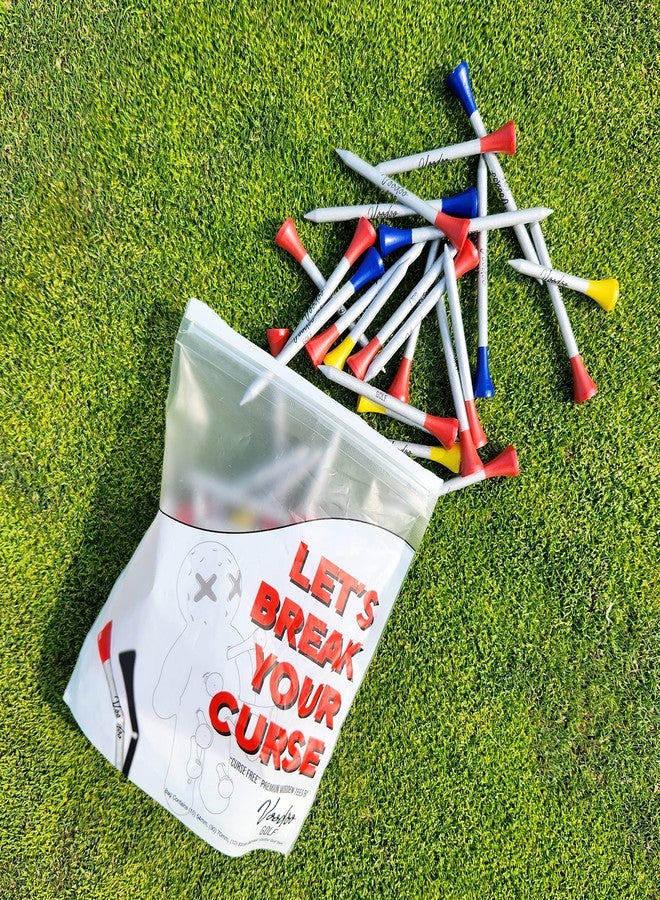 Voodoo Golf Premium Wooden Golf Tees 2-1/8" (54mm), 2-3/4" (70mm), 3-1/4" (83mm) | 50 Assorted Count | Accessories | Funny Gift | Wood Golf Tee - Image 5