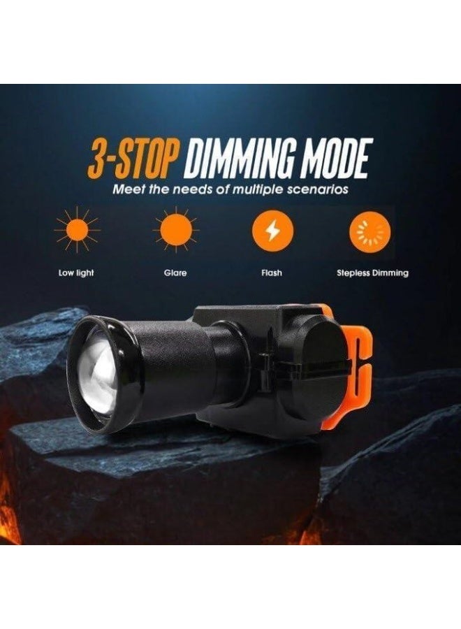 High-performance LED flashlight with a powerful beam up to 500 meters – ideal for hiking, hunting, and security. - Image 3