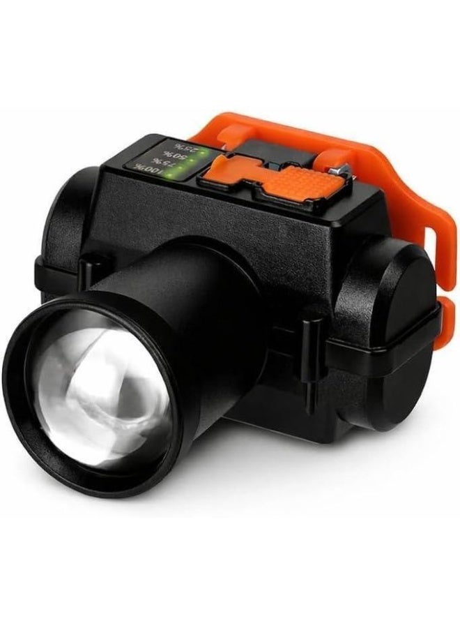 High-performance LED flashlight with a powerful beam up to 500 meters – ideal for hiking, hunting, and security. - Image 2