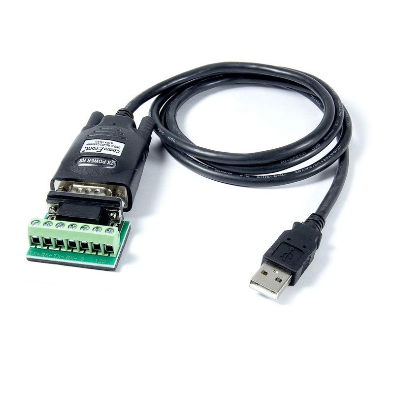 COMMFRONT USB to 4-Wire RS422 / RS485 Adapter, FTDI Chipset, Built-in 120-Ohm Terminator, Supports All Major Windows, Mac, and Linux - Image 5