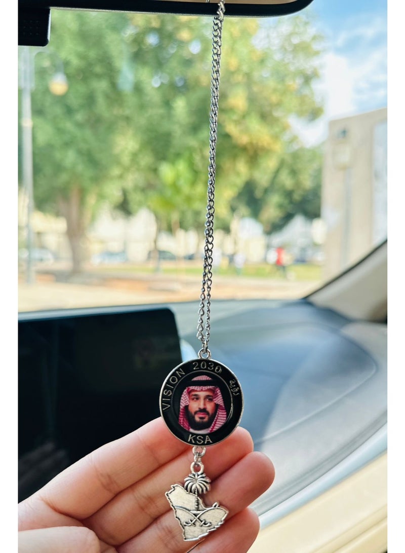 Elegant car hanging ornament crafted – a stylish decorative accessory for the car rearview mirror. - Image 1