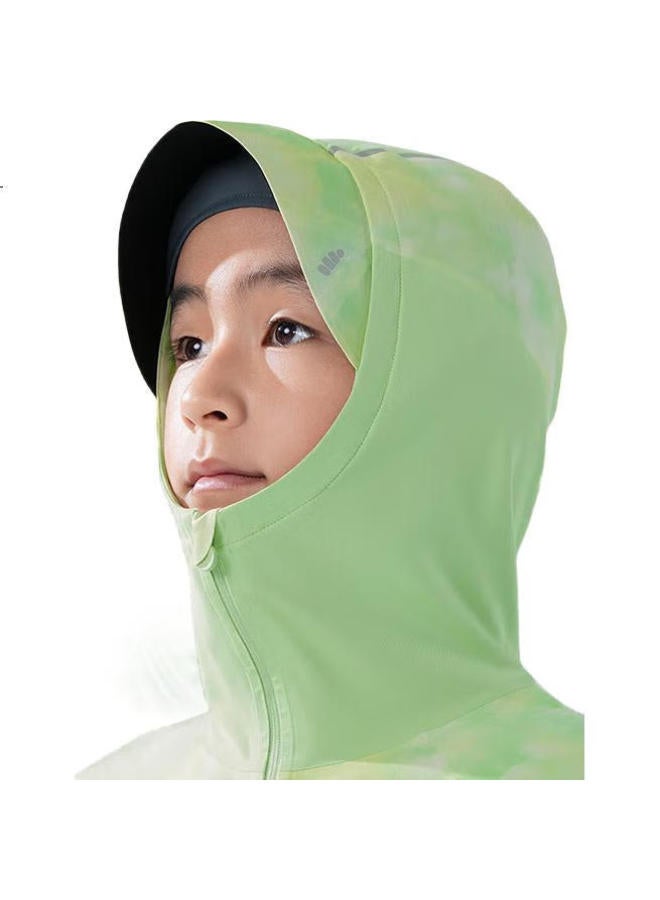 Beneunder Jiaoxia Children'S Seamless Sun Protection Clothing, Sun Protection Jacket, Boys And Girls Quick-Dry Sports Sun Protection, Ds11224, Bixiao Blue, 110 - Image 2