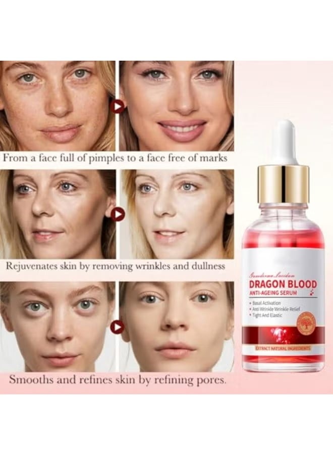 SADOER Dragon Blood Face Serum, Face Tightening and Lifting Moisturizer, Anti Wrinkle Face Serum for Women, Dark Spot Remover for Face, Repair, Soothe, Regenerate and Protect your skin - Image 5