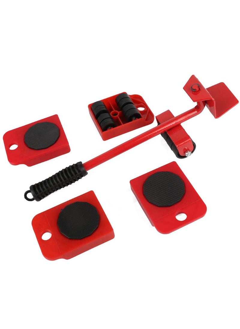 YJ Furniture Lifter Easy to Move Slider 5 Piece Mobile Tool Set Heavy Furniture Appliance Moving and Lifting System Maximum Load Weight 330Lbs  - Image 1