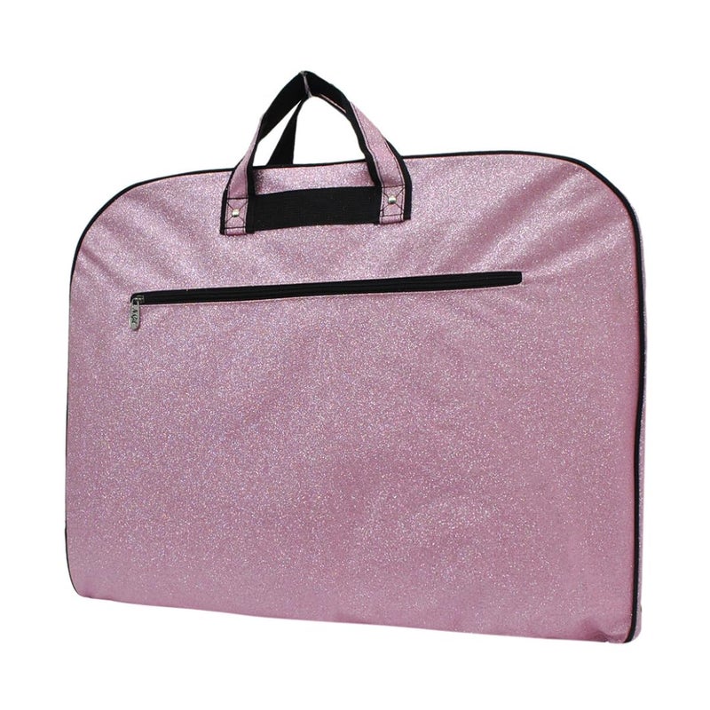 NGIL Glitter Cheer Dance and Competition Travel Companion Hanging Garment Bag for Girls GlitterPink - Image 2