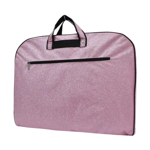 NGIL Glitter Cheer Dance and Competition Travel Companion Hanging Garment Bag for Girls GlitterPink - Image 1