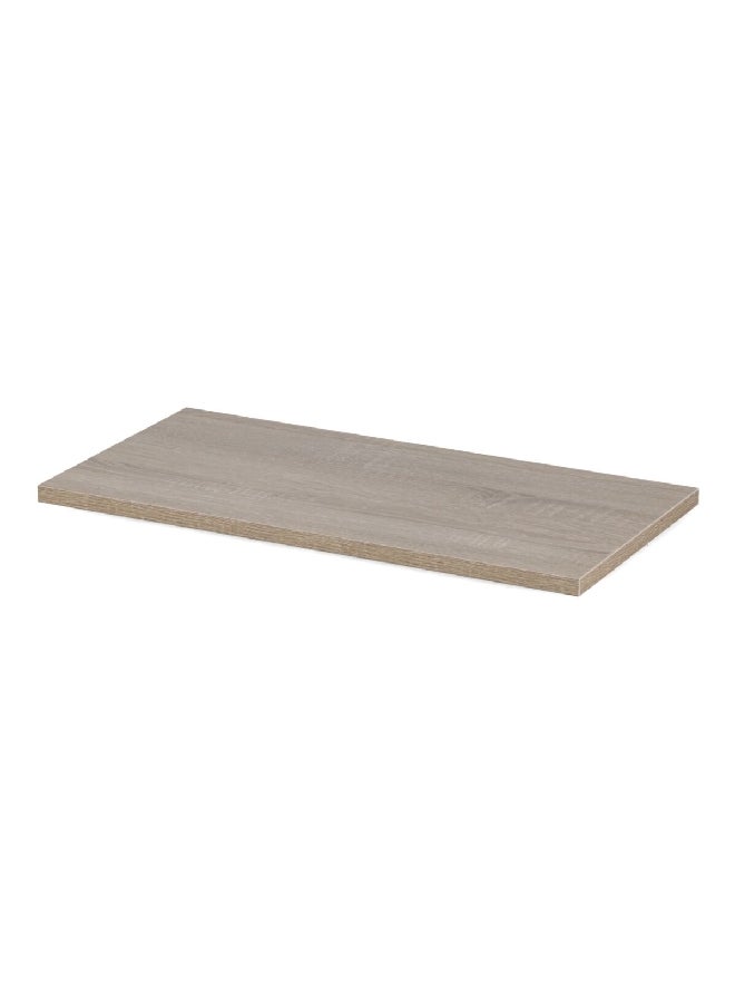 Micasa Superior Quality Wall Mounted Rectangular Wooden Shelf Oak 1.8 x 30 x 60 cm 15477  - Image 2