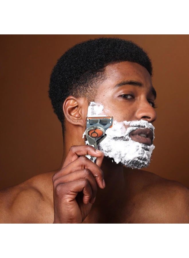 G.B.S Men's Stylish Precision Shaving Razor with Flex Ball Pivot Ball Technology Long Handle Shaving Razor for Home, Travel Razor for a Smooth Close Shave for Men's Stylish Look (Charcoal Black) - Image 4