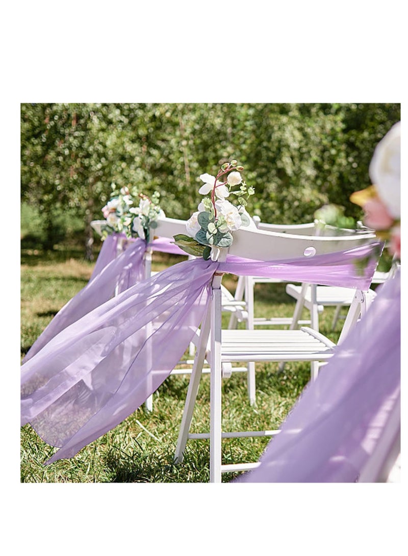Bali Yarn Chair Rribbon Hotel Wedding Banquet Conference Table Decoration Pearl Yarn Curtain - Image 2