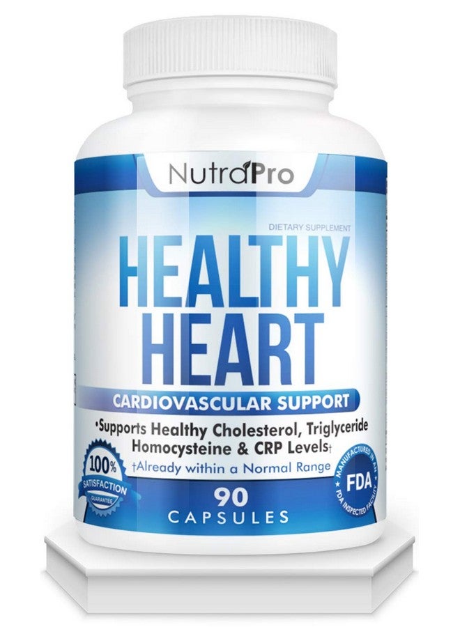 NutraPro Healthy Heart Heart Health Supplements. Artery Cleanse & Protect. Supports Cholesterol And Triglyceride Balancing. Gmp Certified - Image 2