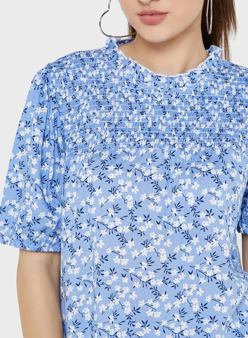 Ginger Smocked Yoke Top