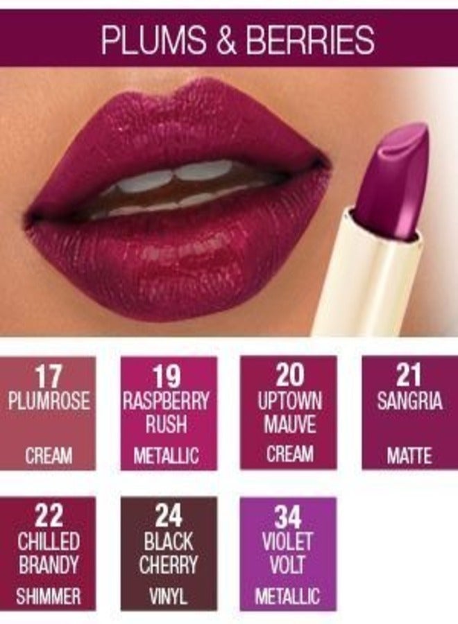 Milani Color Statement Matte Lipstick 20 Uptown Mauve Cruelty-Free Nourishing Lipstick in Vibrant Shades 5g - Image 4