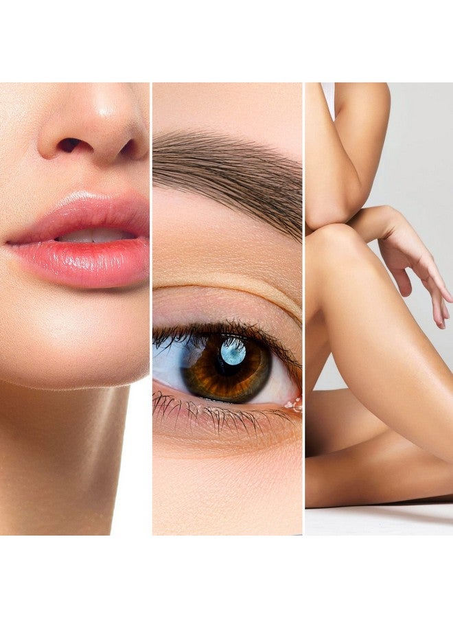 جلامليلي مجموعة من 60 أداة تقشير الوجه، شفرات حلاقة للوجه لإزالة شعر النساء، مجموعة كبيرة من ماكينات الحلاقة مقاس 6 بوصات في 3 ألوان (وردي، أزرق فيروزي، أصفر فاتح) - Image 5