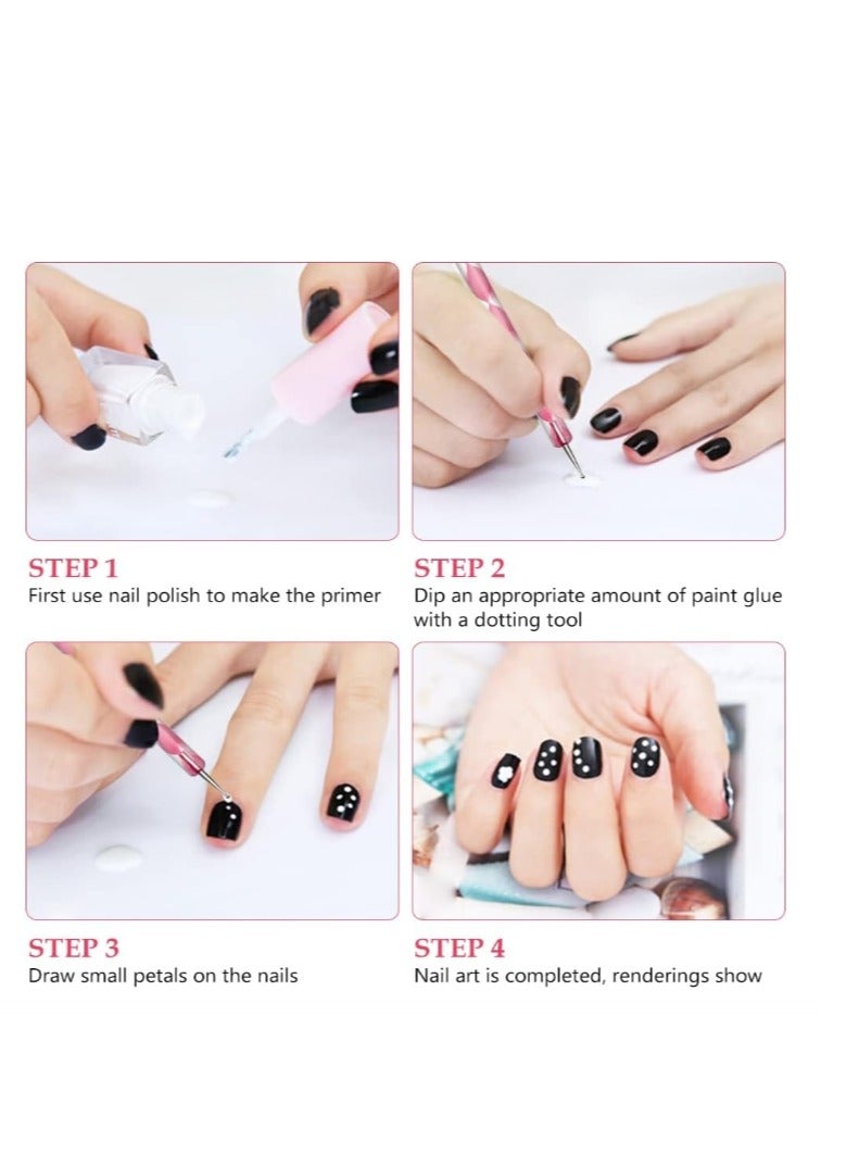 5 قطع من أقلام التنقيط، أدوات تنقيط فن الأظافر، قلم تنقيط فن الأظافر، باديكير فن الأظافر، ديكور فن الأظافر، رسم فن الأظافر، قلم تنقيط، تصميمات فن الأظافر بنفسك، 5 قطع - Image 5