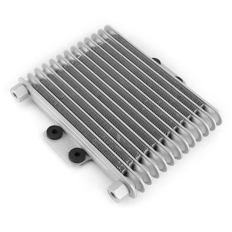 13 Row Universal Motorcycle Engine Oil Cooler Cooling Radiator Replacement 125-250CC Silver - Image 4