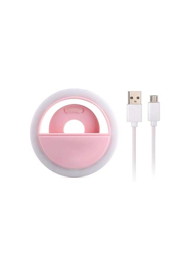 USB Rechargeable 36-LED Camera Ring Light – Selfie Fill Flash for iPhone, Android & More  - Image 1