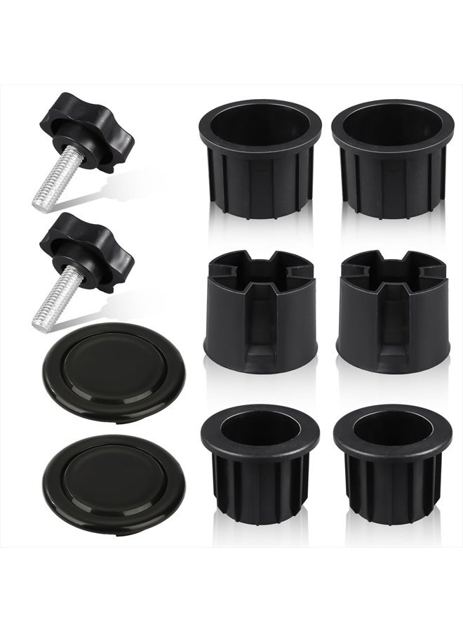 SAVITA 10pcs Umbrella Stand Parts Replacement, Hole Ring Plug Cover Umbrella Stand Parts Connector Umbrella Base Accessories for Outside Stand Base Stabilizer Sleeve Patio Table Balcony Decks  - Image 1