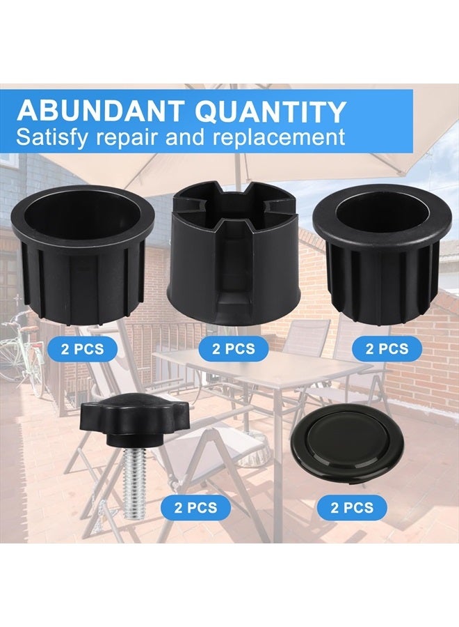 SAVITA 10pcs Umbrella Stand Parts Replacement, Hole Ring Plug Cover Umbrella Stand Parts Connector Umbrella Base Accessories for Outside Stand Base Stabilizer Sleeve Patio Table Balcony Decks  - Image 3