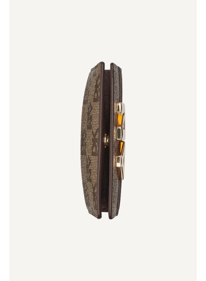 DKNY Echo Bifold Cardhold Women's Brown - Image 4