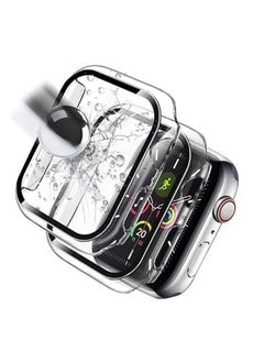 Generic Protective Case With Tempered Glass Screen Protector For Apple Watch Series 4/5/6 40mm Clear  - Image 3