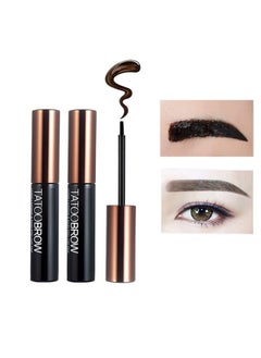 2 PCS Tattoo Peel Off Eyebrow Gel Tint,Semi Permanent Tattoo Brow Peel Off Tint Gel,3 Days Long-Lasting Waterproof Eyebrow Tattoo Makeup,Waterproof,Easy Application(103 Gray Brown)