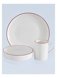 BLACKSTONE 18 Pcs Manhattan Dinner Set - Pink  - Image 2