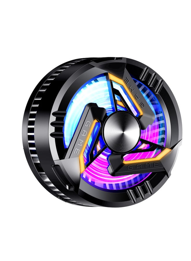 2023 X20 Mobile Phone Semiconductor Radiator X18 Refrigeration King Cooling Artifact Silent X99 Electric Competition-Color:j20-plating Yellow-digital Display  - Image 4