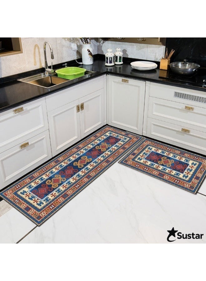 سجادة أرضية هندسية للمطبخ، بساط بسيط وطويل للحمام ومدخل المنزل، مضادة للانزلاق – مناسبة للبيع بالجملة والتصدير - Image 3
