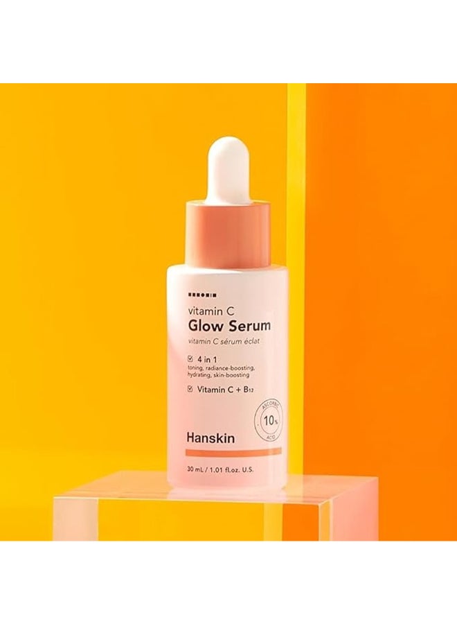 Hanskin Vitamin C Glow Serum, 4-In-1 Toning, Radiance-Boosting, Hydrating, 30Ml - Image 2