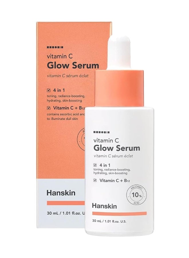 Hanskin Vitamin C Glow Serum, 4-In-1 Toning, Radiance-Boosting, Hydrating, 30Ml - Image 1