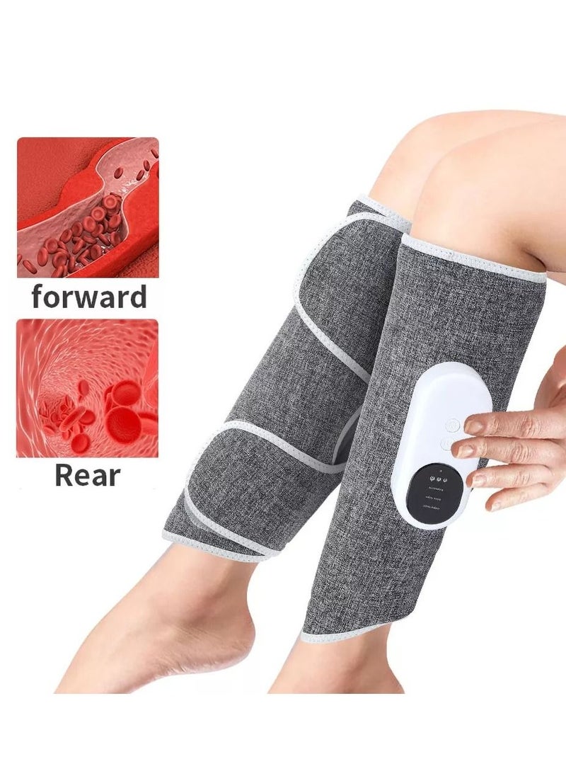 Generic - Electric Leg Massager Leg Shaping Wireless Air Compression Heating Calf Massager with 3 Modes 2 Intensities Arm Body Circulation Muscle Relaxation Varicose Veins Physiotherapy (1 pcs) - Image 1